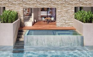Swim Up suite with Outdoor Jacuzzi